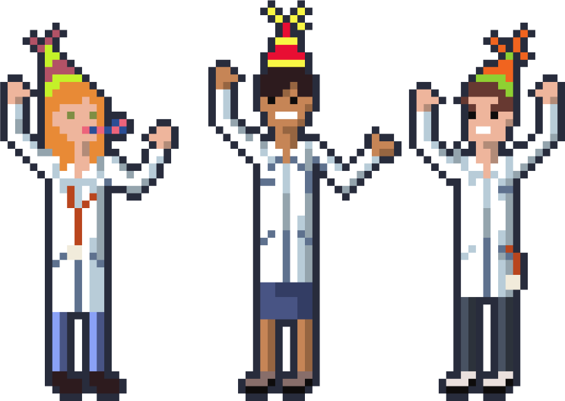 A group of partying doctors